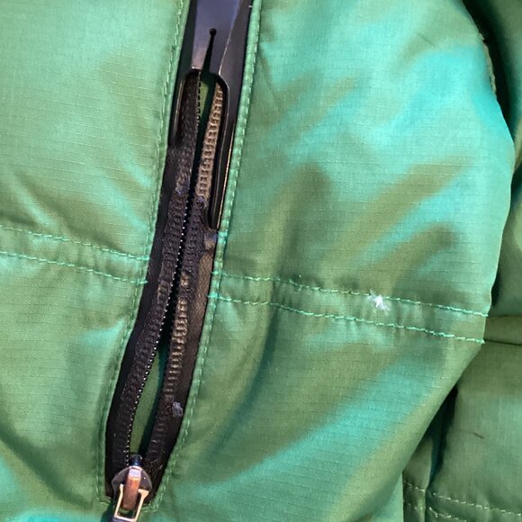 Point Zero Women's Green Duvet Premium Down Parka Coat Ski Skiing Winter - Picture 14 of 16